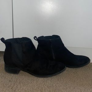 Black ankle boots